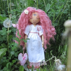 Текстильная кукла Ангел Нежность