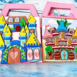 Развивающая книга "Замок для принцессы "