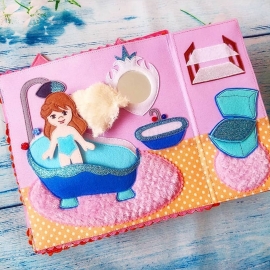 Развивающая книга "Замок для принцессы "