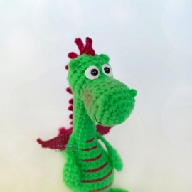 Игрушка Дракончик зелёный