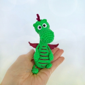 Игрушка Дракончик зелёный