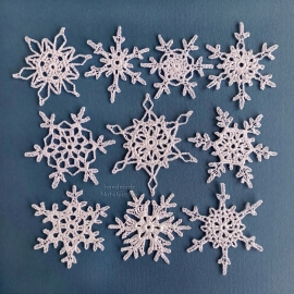 Набор снежинок №2