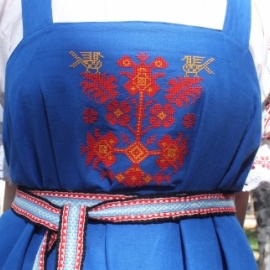 Льняной сарафан Василиса Премудрая