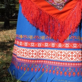 Льняной сарафан Василиса Премудрая