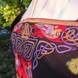 Средневековое Льняное платье Марго