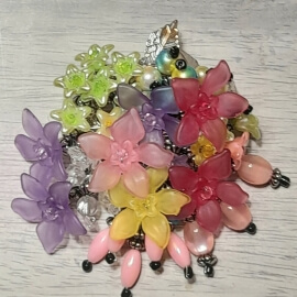 Брошка Соцветия Сада