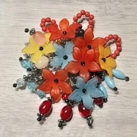 Брошка Соцветия Сада